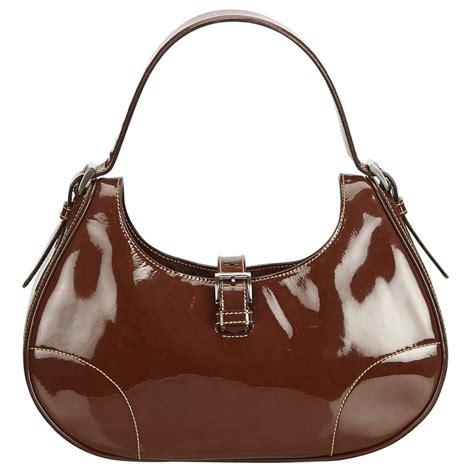 2000s brown prada leather hobo|prada handbags.